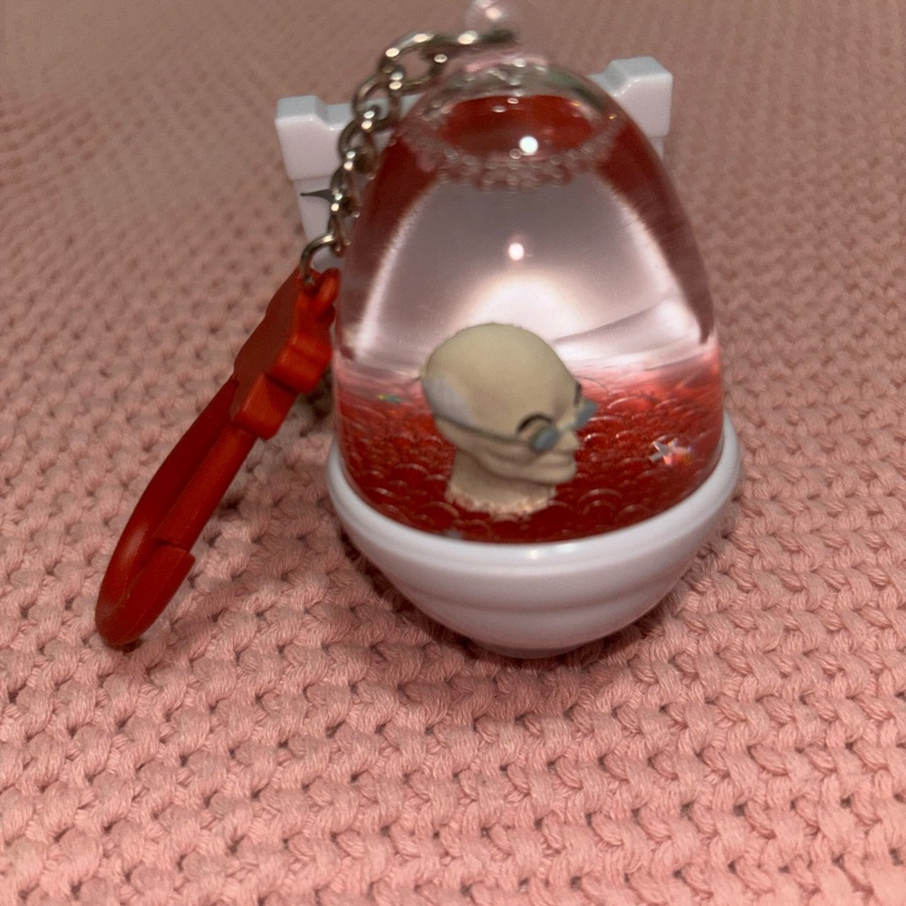 Skibbidi Toilet Liquid Keychain